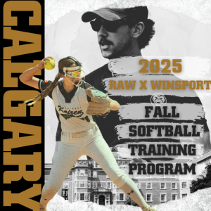 RAW x WinSport Softball Training Program – Fall 2025