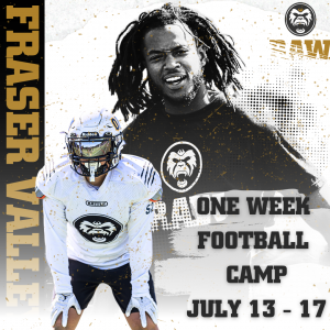 2026 Fraser Valley Summer Football Camp (In Partnership with UBC Football)