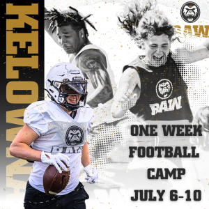 2026 Kelowna One Week Football Camp (In Partnership with KMFA)