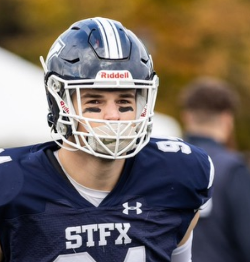 Alex Fedchun pictured in his football uniform