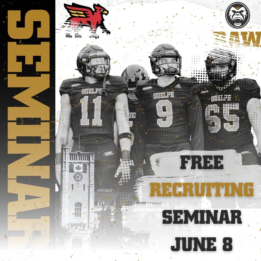Guelph Football Recruiting Seminar - FREE