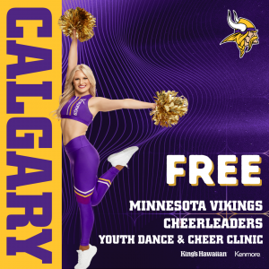 FREE Minnesota Vikings Cheerleaders Youth Dance & Cheer Clinic