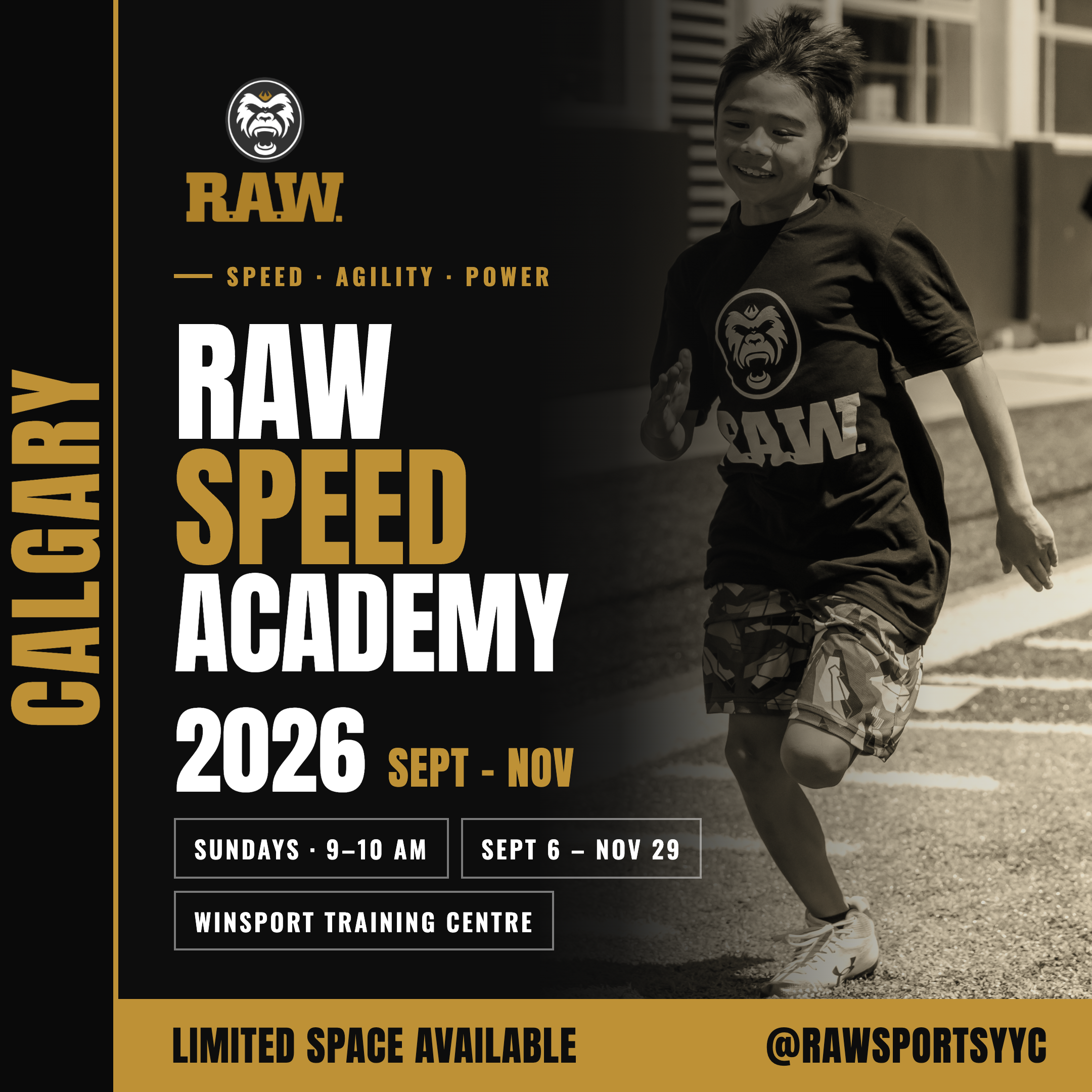 RAW Fall Speed Academy (Ages 6-12)