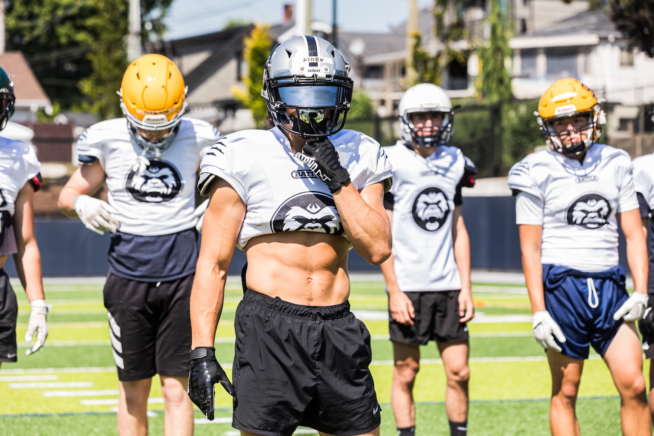 RAW Sports athlete in full equipment