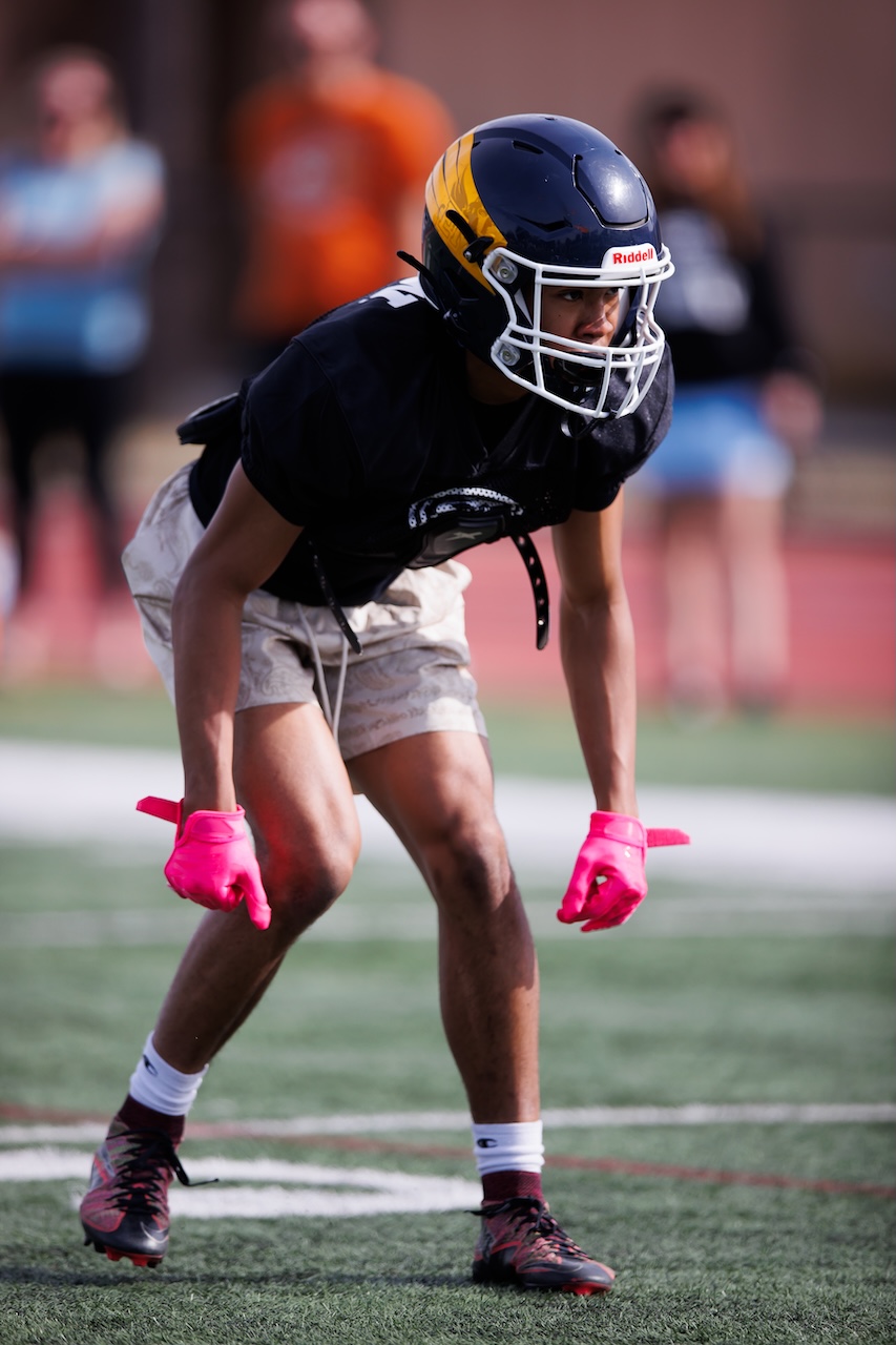 Defensive back ready to backpedal at RAW Sports camp