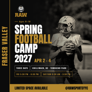 2027 Fraser Valley Spring Football Camp