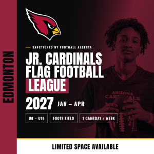 2027 Edmonton Jr. Cardinals Flag Football League